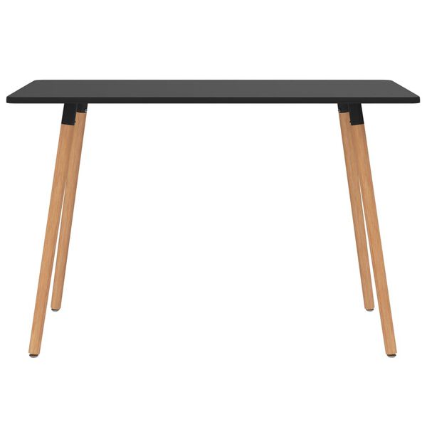 vidaXL Matgrupp 5 delar turkos och svart