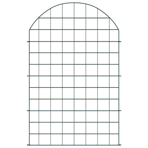 vidaXL Dammskydd Set 8 pcs Grön 50 x 80 cm Stål