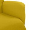 vidaXL Reclinerf&aring;t&ouml;lj med fotst&ouml;d gul sammet