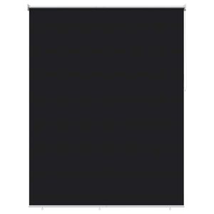 vidaXL Utomhus Rullgardin UV-skydd Svart 100 x 230 cm (B x H)