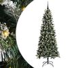 vidaXL Konstgjord julgran Gr&ouml;n 180 cm PVC, plast och st&aring;l