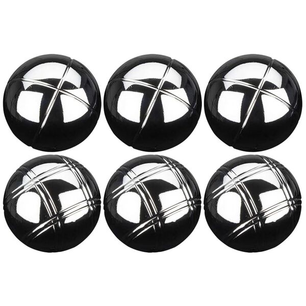 Get & Go Boulespel set V 6 kulor silver 52JU-CHR-Uni