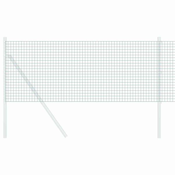 vidaXL Svetsat trådstängsel Grön 0.6 x 25 m Stål