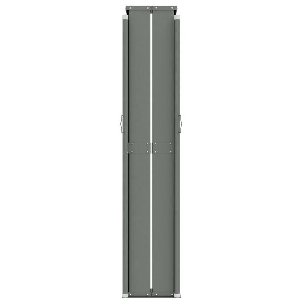 vidaXL Infällbar sidomarkis röd 220x1200 cm