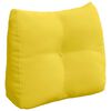vidaXL Ryggkudde Ljusgul 60 x 24 x 50 cm tyg