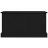 vidaXL Förvaringslåda Svart ek 70 x 40 x 28 cm Konstruerat trä