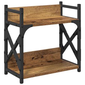 vidaXL Skrivarst&auml;ll Gammalt tr&auml; 40 x 20 x 40 cm Konstruerat tr&auml;