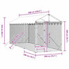 vidaXL Hundg&aring;rd med tak silver 2x6x2,5 m galvaniserat st&aring;l