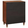 vidaXL Sideboard Brun 60 x 33 x 75 cm Massivt mangotr&auml;