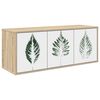 vidaXL V&auml;ggmonterad TV-sk&aring;p HANAU 102 x 33 x 40 cm Sonoma-ek