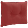 vidaXL Ryggkudde PUTTEN 100% Polyester Vinr&ouml;d 60 x 40 x 10 cm