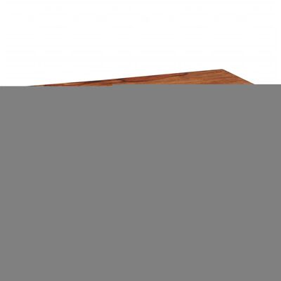 vidaXL Soffbord med 4 lådor 35 cm massivt sheshamträ