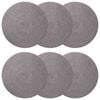 vidaXL Jute Placemats 6 st Gr&aring; 100% Tossa Jute