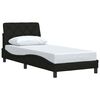 vidaXL Bed Frame without Mattress Black 80x200 cm Fabric