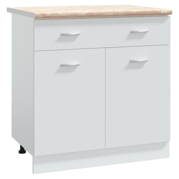 vidaXL B&auml;nkskiva beige med marmorm&ouml;nster 80x60x2,8 cm sp&aring;nskiva