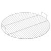 vidaXL Grillgaller med handtag runt &Oslash;54 cm 304 rostfritt st&aring;l