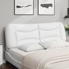vidaXL Headboard Cushion "Hvar" White 152 cm Faux Leather