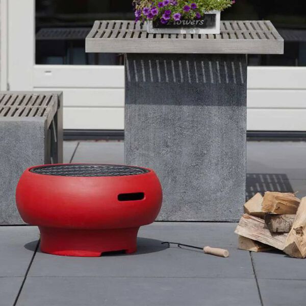 BBGRILL Portabel grill r&ouml;d BBQ TUB-R
