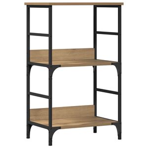 vidaXL Tv&auml;ttst&auml;llssk&aring;p artisan ek 50x33x82 cm konstruerat tr&auml;