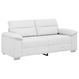 vidaXL 2-sitssoffa vit 180x81x84 cm konstl&auml;der