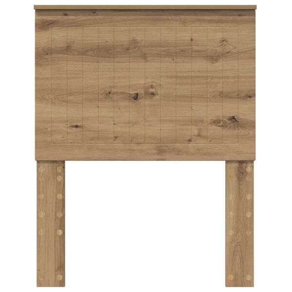 vidaXL Huvudgavel med huvudgavel Artisan Ek 75 cm Konstruerat trä