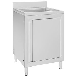 vidaXL Diskho f&ouml;r stork&ouml;k 60x60x96 cm rostfritt st&aring;l
