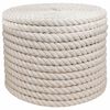 vidaXL Juterep 24 mm Vit 100% Tossa jute