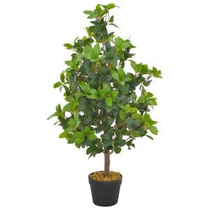 vidaXL Konstv&auml;xt Lagertr&auml;d med kruka 90 cm gr&ouml;n