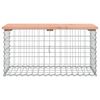 vidaXL Tr&auml;dg&aring;rdsb&auml;nk gabion-design 83x44x42 cm massivt douglastr&auml;