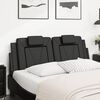 vidaXL Headboard Cushion "Viana" Black 120 cm Faux Leather