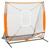 vidaXL Multisport baseball tr&auml;ningsn&auml;t svart 174x76x158,5 cm