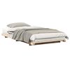 vidaXL S&auml;ngram Brun 90 x 200 cm Massiv furu