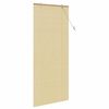 vidaXL Rullgardin med gardiner Natur 80 x 220 cm Bambu