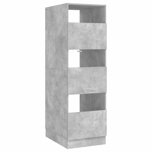 vidaXL Tv&auml;ttstuga Sk&aring;p Betong 50 x 68 x 162 cm Konstruerat tr&auml;