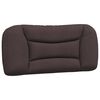 vidaXL Bed with Mattress "Hvar" Dark Brown 90x200 cm Fabric