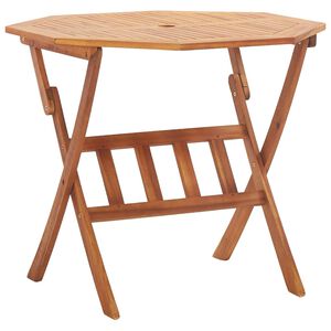 vidaXL Hopf&auml;llbart tr&auml;dg&aring;rdsbord 90x75 cm massivt akaciatr&auml;