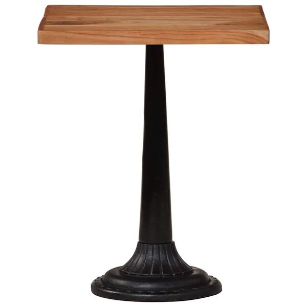 vidaXL Caf&eacute;bord 60x60x76 cm massivt akaciatr&auml;
