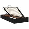 vidaXL F&ouml;rvaringss&auml;ng med LED med madrass Svart 90 x 190 cm tyg
