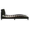 vidaXL Bed Frame without Mattress Black 180x200 cm Fabric