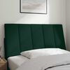vidaXL Headboard Cushion "Hanko" Dark Green 100 cm Velvet