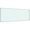 vidaXL St&auml;nkskydd mj&ouml;lkf&auml;rgad 100x40 cm h&auml;rdat glas