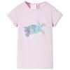 T-shirt f&ouml;r barn lila 128