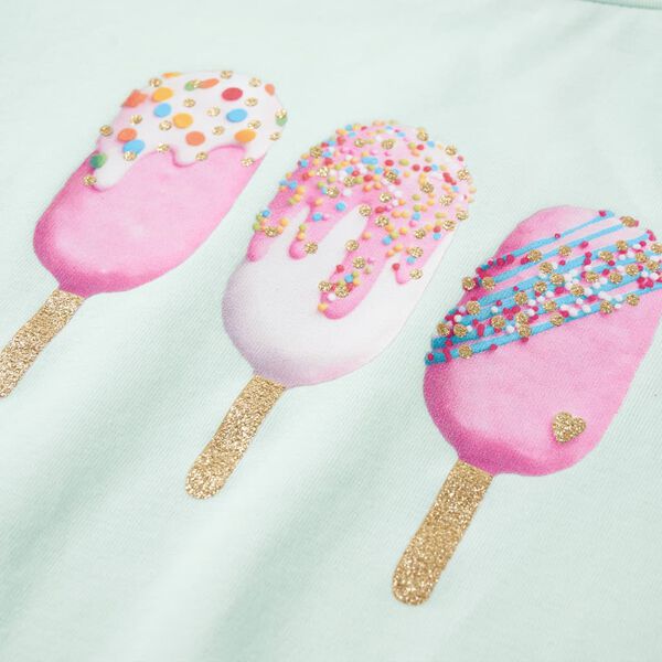 T-shirt f&ouml;r barn ljus mintgr&ouml;n 104