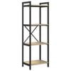 vidaXL Hyllsystem 40 x 30 x 119 cm Konstruerat tr&auml; Sonoma-ek