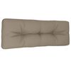 vidaXL Palldyna taupe 120x40x12 cm tyg