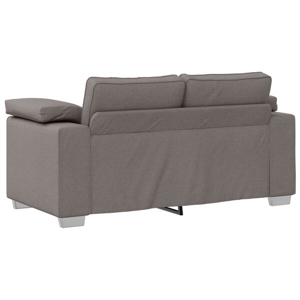 vidaXL Soffa 120cm Taupe tyg