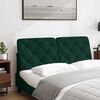 vidaXL Headboard Cushion Dark Green 120 cm Velvet