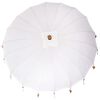 vidaXL Balinesisk Parasol Kr&auml;m 215 x 215 x 260 cm Bomull