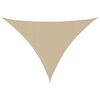 vidaXL Solsegel oxfordtyg trekantigt 4x4x5,8 m beige
