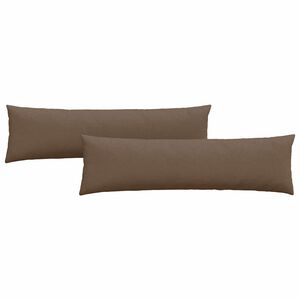 vidaXL Sofakuddar 2 pcs Brun 145 x 40 cm tyg